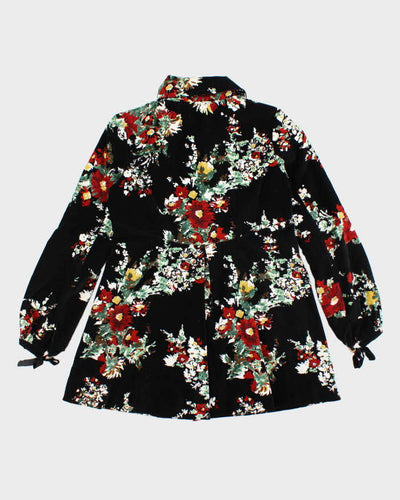 Vintage Kenzo Velvet Floral Jacket - M