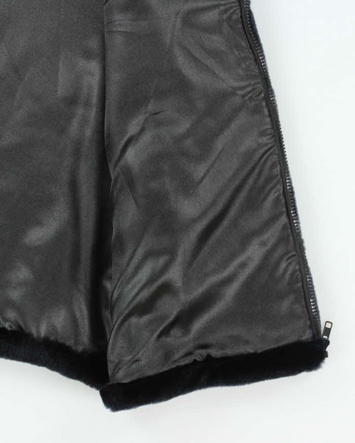Vintage Y2k 00s Faux Fur Gilet - XL