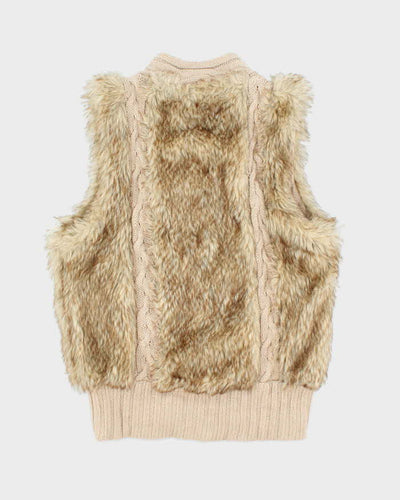 Vintage Y2k 00s Love 21 Angora Knit Gilet - S