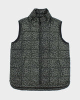 Vintage Y2k 00s Gap Leopard Print Puffer Gilet - XL