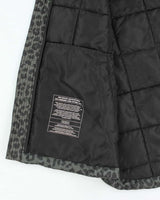 Vintage Y2k 00s Gap Leopard Print Puffer Gilet - XL
