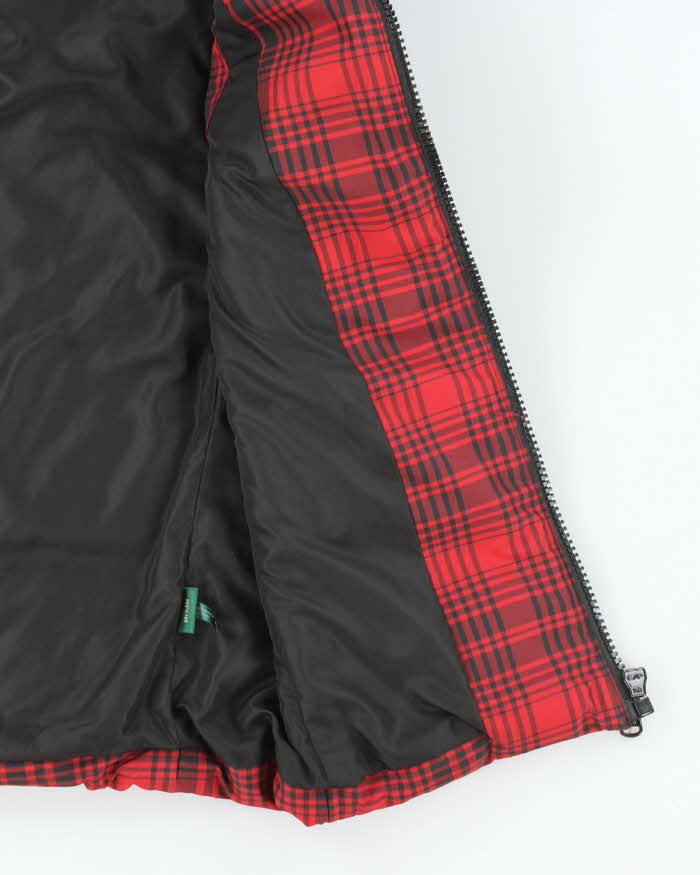 Vintage 00s Ralph Lauren Checked Puffer Gilet - S