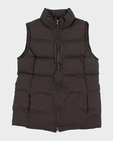 Vintage Gap Brown Puffer Gilet - M