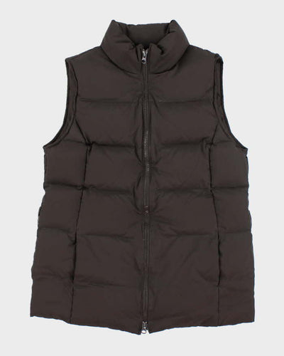 Vintage Gap Brown Puffer Gilet - M