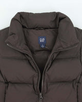 Vintage Gap Brown Puffer Gilet - M