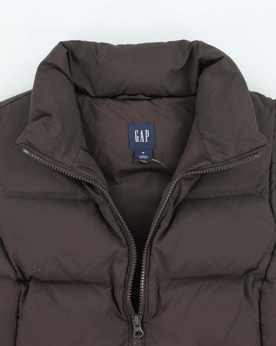 Vintage Gap Brown Puffer Gilet - M