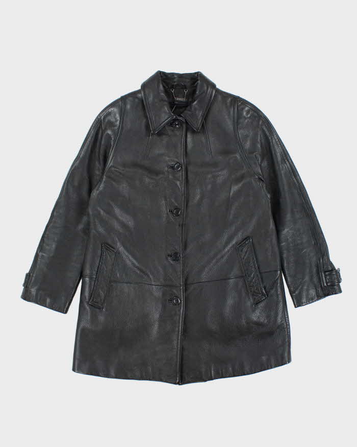 Vintage Danier Black Leather Jacket - XL