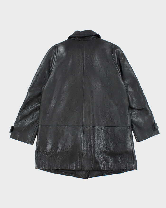 Vintage Danier Black Leather Jacket - XL