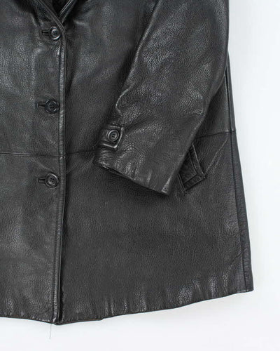 Vintage Danier Black Leather Jacket - XL