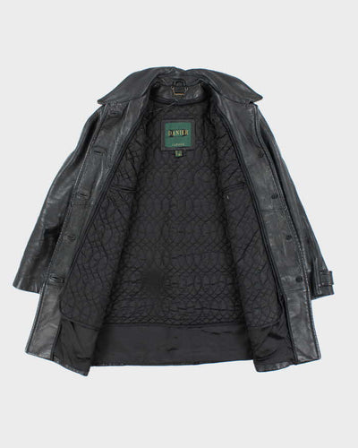 Vintage Danier Black Leather Jacket - XL