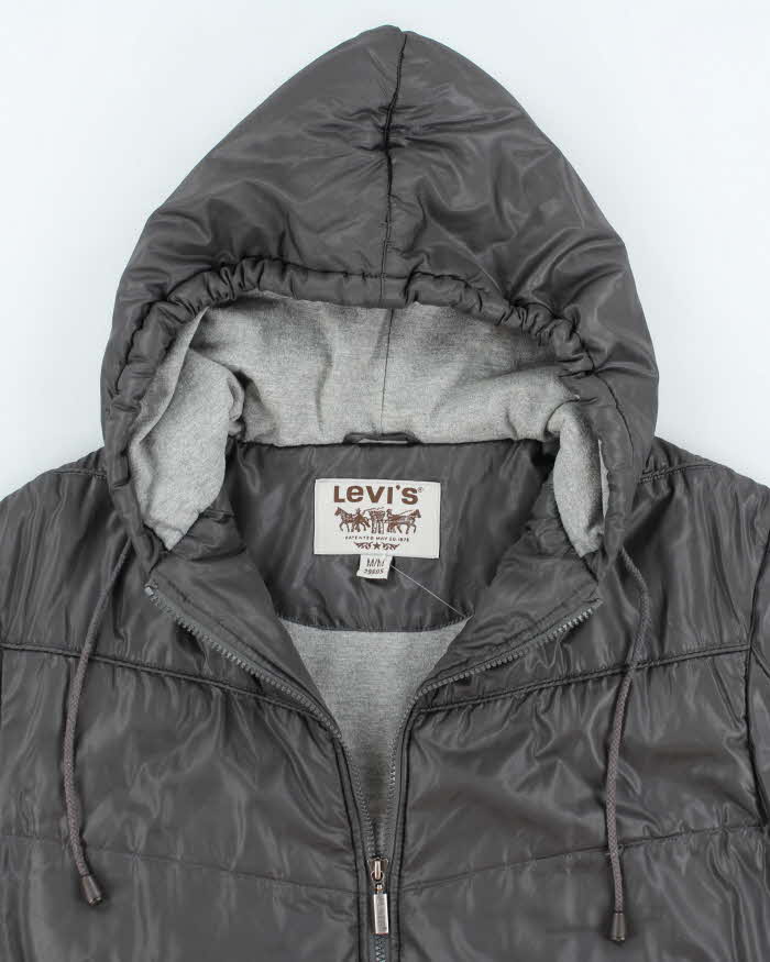 Vintage Y2K Levi's Insulated Hooded Jacket - M