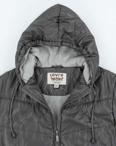 Vintage Y2K Levi's Insulated Hooded Jacket - M