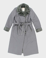 Vintage 80's Women's London Fog Faux Fur Lined Overcoat - M