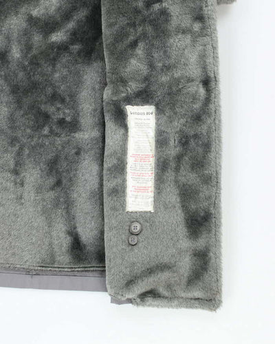 Vintage 80's Women's London Fog Faux Fur Lined Overcoat - M
