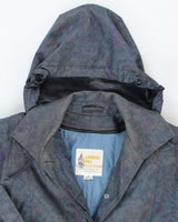 Vintage 90's Women's London Fog Foral Heavyweight Hooded Overcoat - M