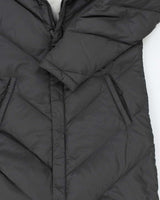 Vintage 2000's Burton Snowboards Long Hooded Puffer Jacket - S