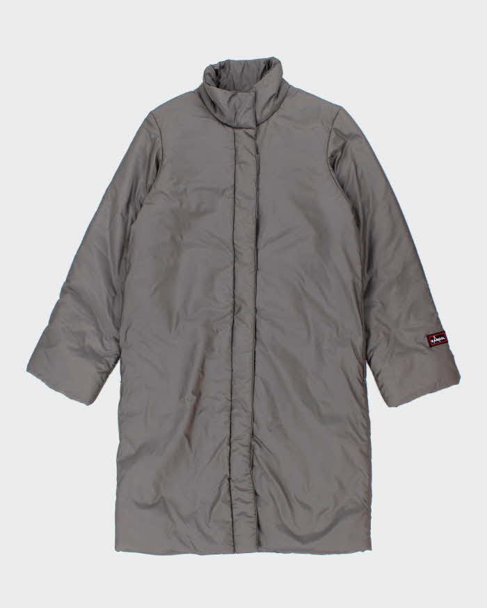 Vintage Women's 90's Kangol Insulated Long Down Jacket - S