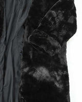 Vintage Furrocious Black Faux Fur Coast - L