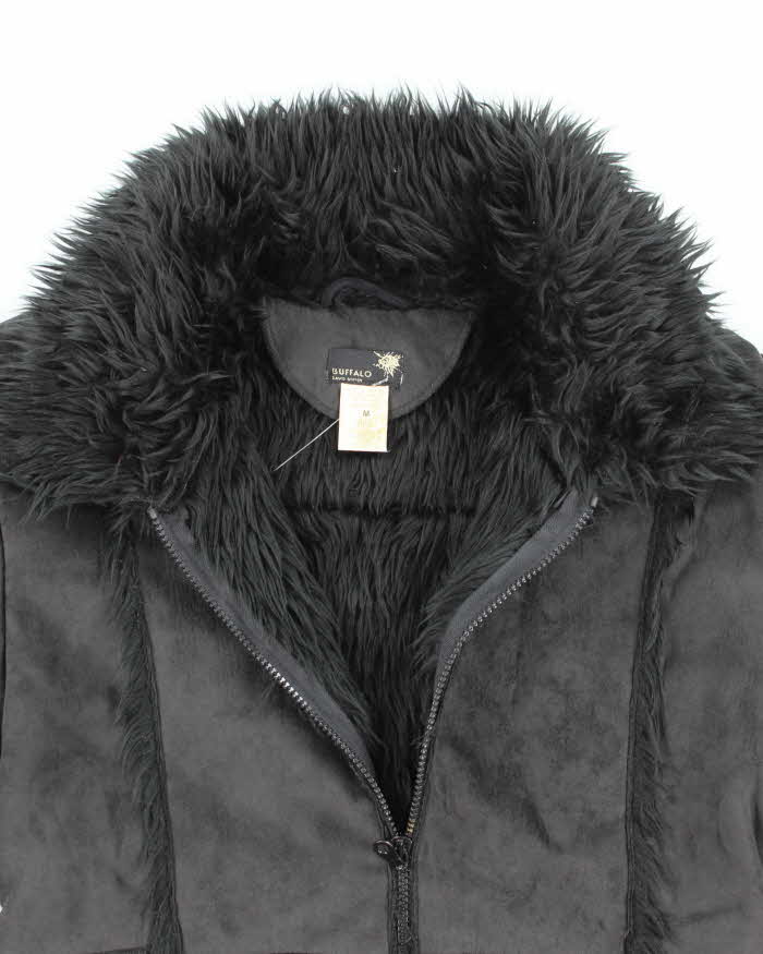Vintage Y2k 00s Buffalo Fax Suede Jacket - M