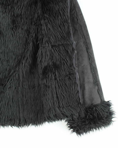 Vintage Y2k 00s Buffalo Fax Suede Jacket - M