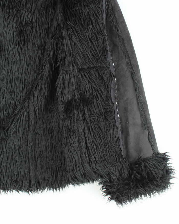 Vintage Y2k 00s Buffalo Fax Suede Jacket - M