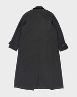 Vintage London Fog Black Lined Trench Coat - S