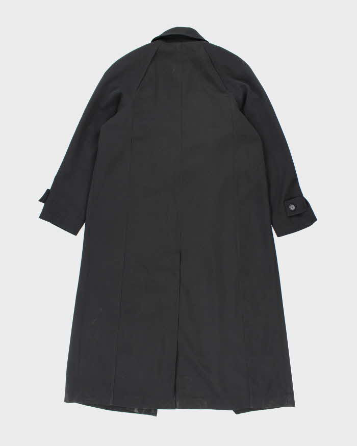 Vintage London Fog Black Lined Trench Coat - S