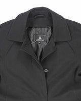 Vintage London Fog Black Lined Trench Coat - S