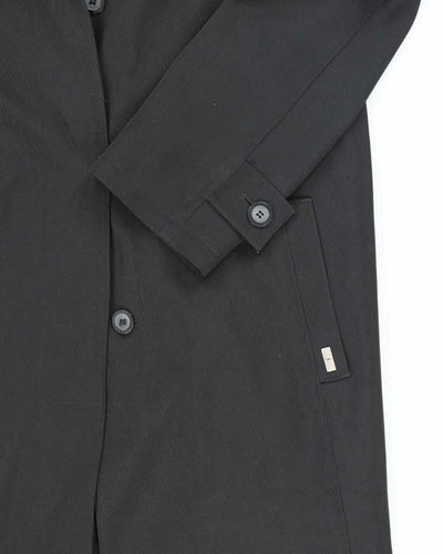 Vintage London Fog Black Lined Trench Coat - S