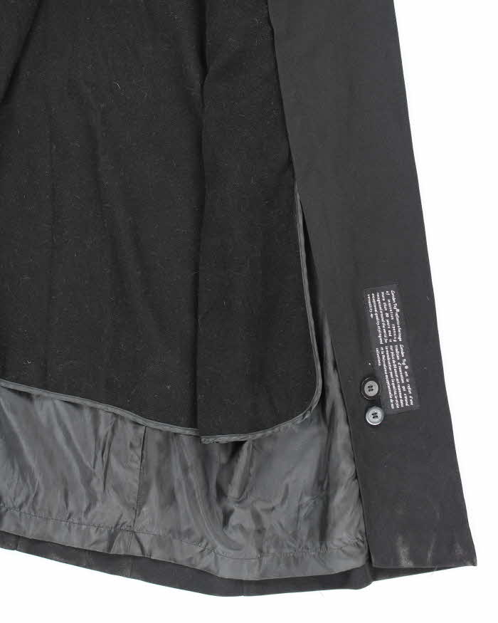 Vintage London Fog Black Lined Trench Coat - S