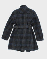 Vintage Y2k 00s Novelti Wool Blend Coat - L