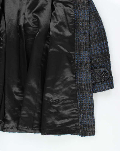 Vintage Y2k 00s Novelti Wool Blend Coat - L