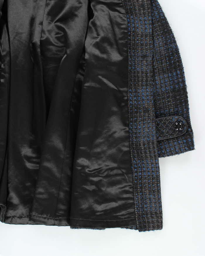 Vintage Y2k 00s Novelti Wool Blend Coat - L