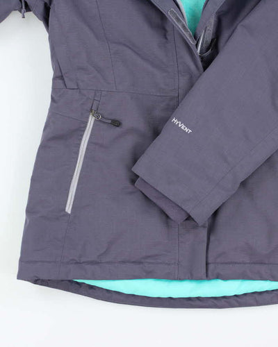 The North Face Purple Lined Hooded Jacket - M