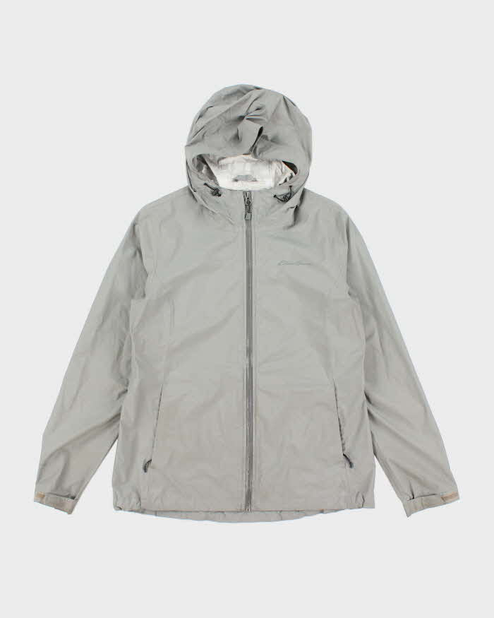 Vintage Eddie Bauer Grey Hooded Anorak  - M