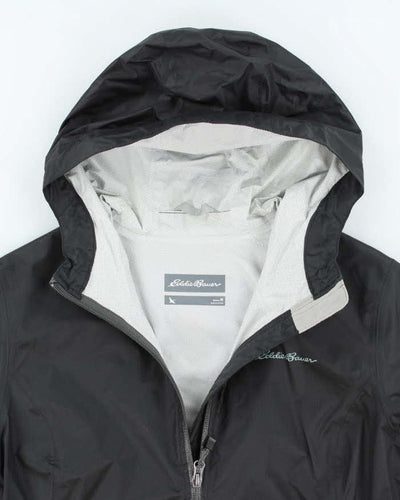 Vintage Eddie Bauer Black Hooded Anorak  - M