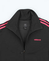 Vintage Y2K Adidas Three Striped Zip Up Track Jacket - M
