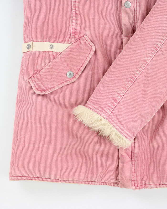 Vintage Y2k 00s Diesel Pink Corduroy Jacket - L – Rokit