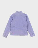 Vintage Y2k 00s Disney Mickey Mouse Lightweight Purple Denim Jacket - M