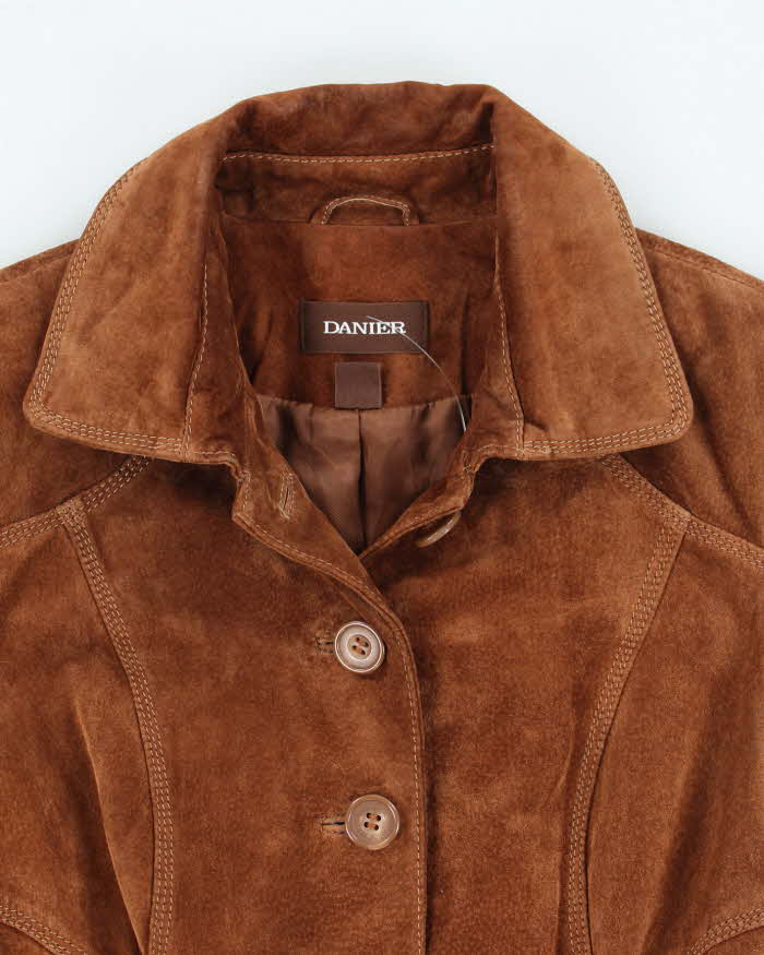 Vintage Danier Brown Suede Jacket - XS