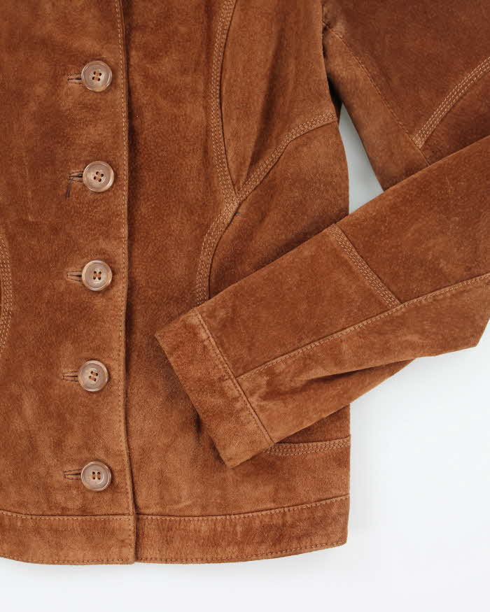 Vintage Danier Brown Suede Jacket - XS