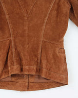 Vintage Danier Brown Suede Jacket - XS