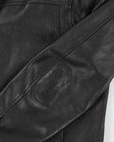 Vintage Y2K Danier Zip Up Leather Harrington Jacket - L