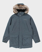 Eddie Bauer Grey WeatherEdge Hooded Coat - S