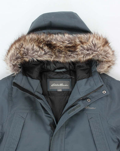 Eddie Bauer Grey WeatherEdge Hooded Coat - S