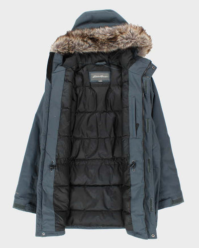 Eddie Bauer Grey WeatherEdge Hooded Coat - S