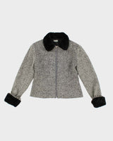 Vintage 90s Vessuti Wool Blend Lightweight Jacket - M
