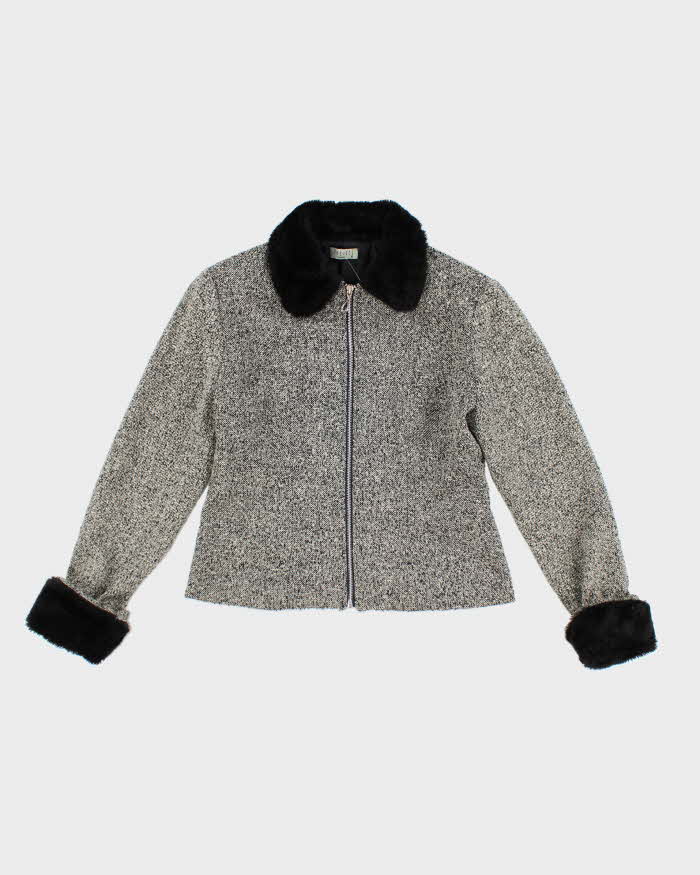 Vintage 90s Vessuti Wool Blend Lightweight Jacket - M