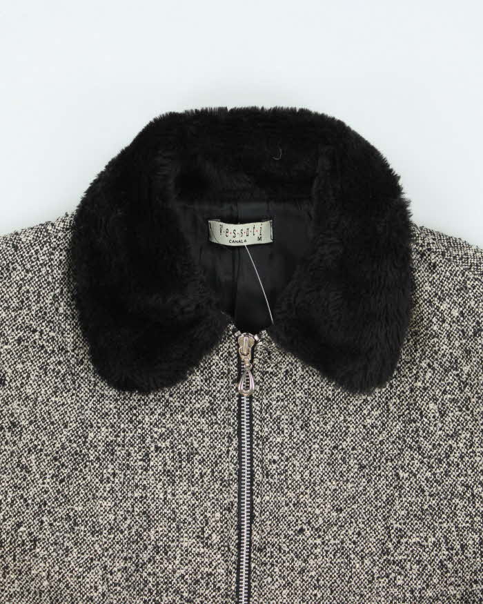 Vintage 90s Vessuti Wool Blend Lightweight Jacket - M