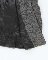 Vintage Y2k 00s Guess Wool &amp; Silk Blend Double Breasted Coat - S